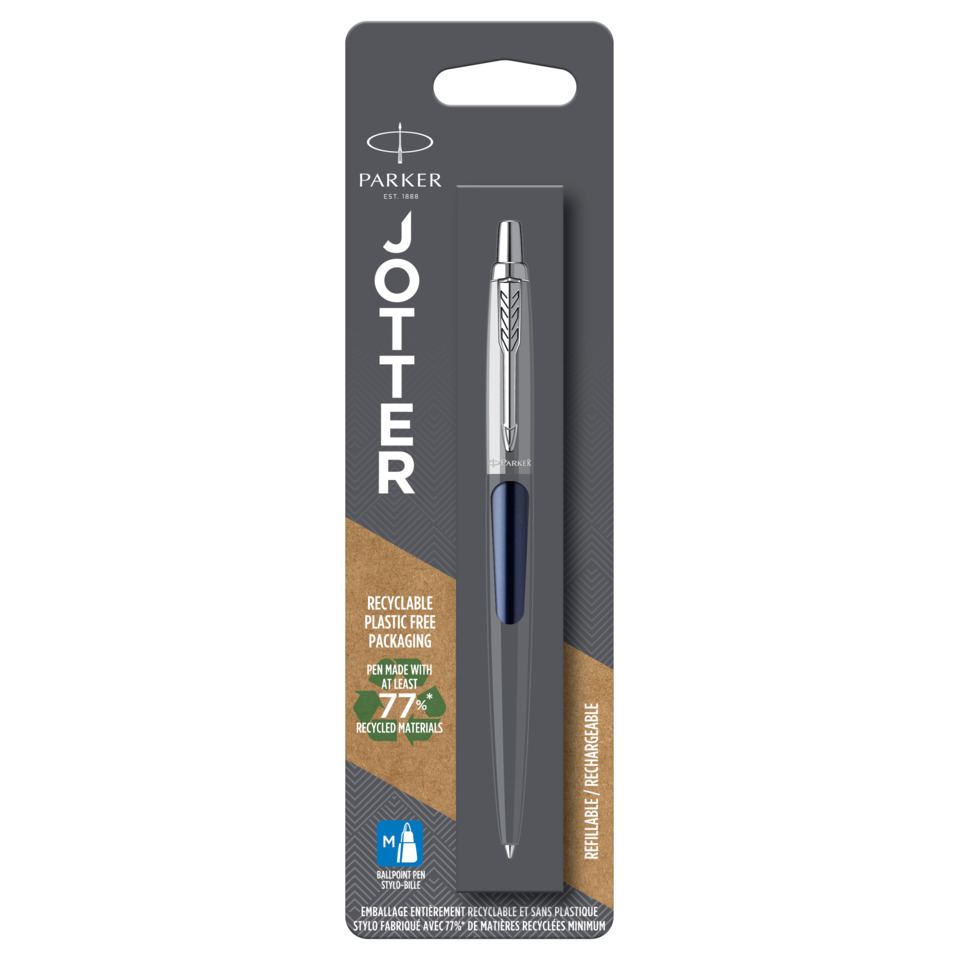 Kugelschreiber Jotter Royal Blue C.C.  - M, Schreibfarbe blau, Blister