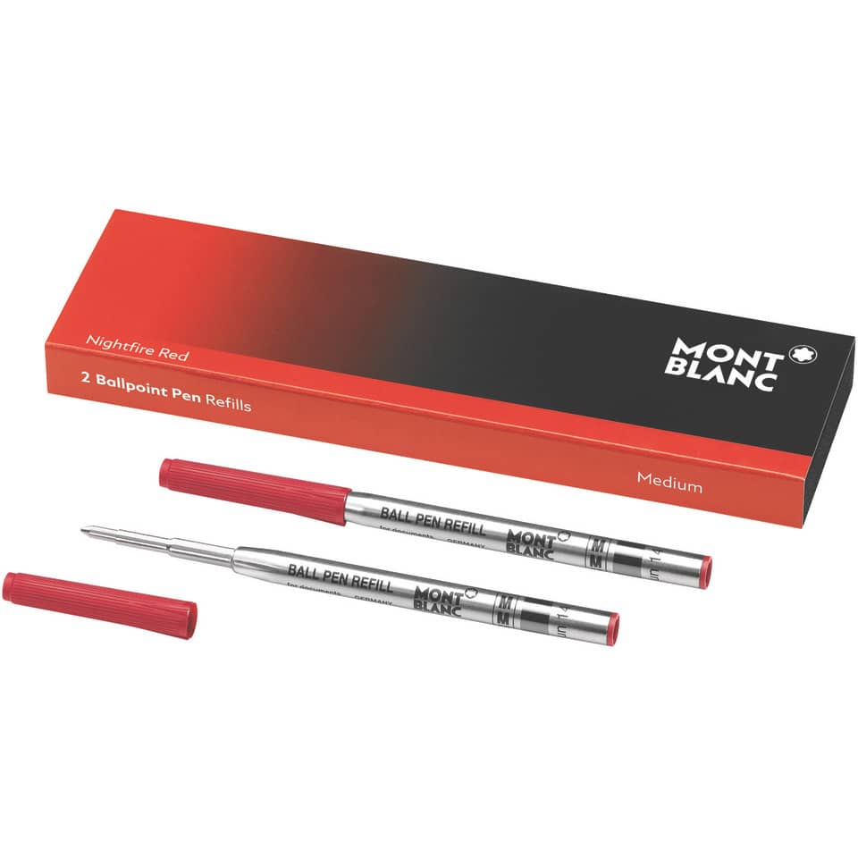 Kugelschreibermine - M, 2 Minen, nightfire red