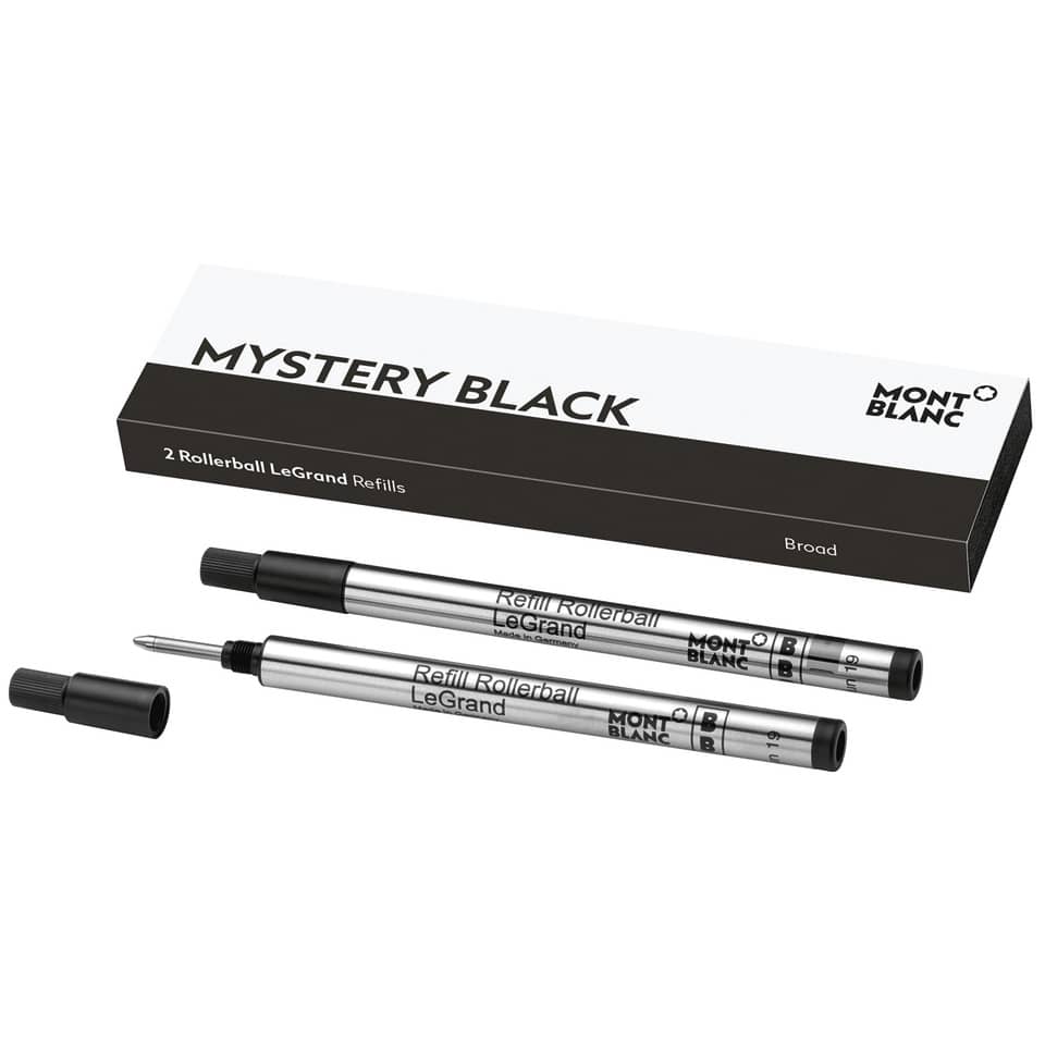 Tintenrollermine LeGrand - B, 2 Stück, mystery black