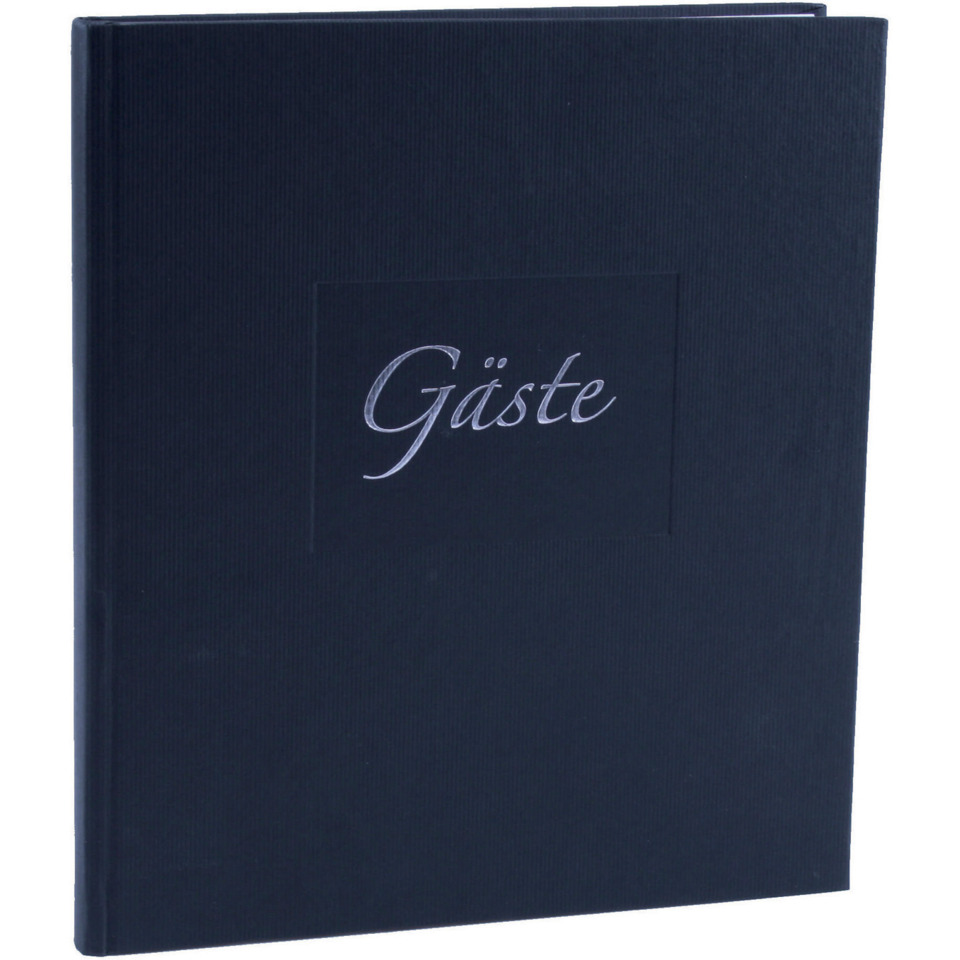 Gästebuch Seda - 23 x 25 cm, 176 Seiten, schwarz