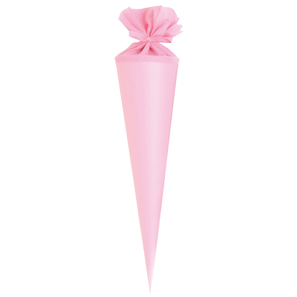 Bastelschultüte Buntkarton rosa 70 cm