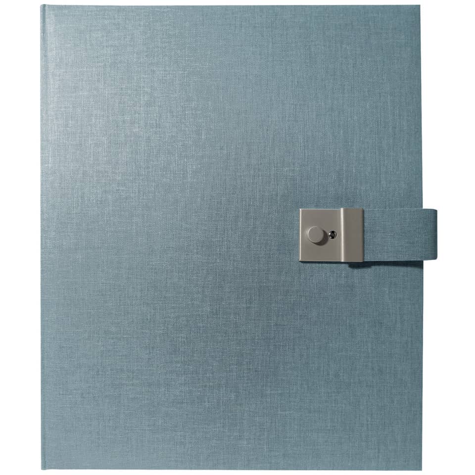 Dokumentenmappe Summertime Trend - 27,5 x 34 cm, blau/grau