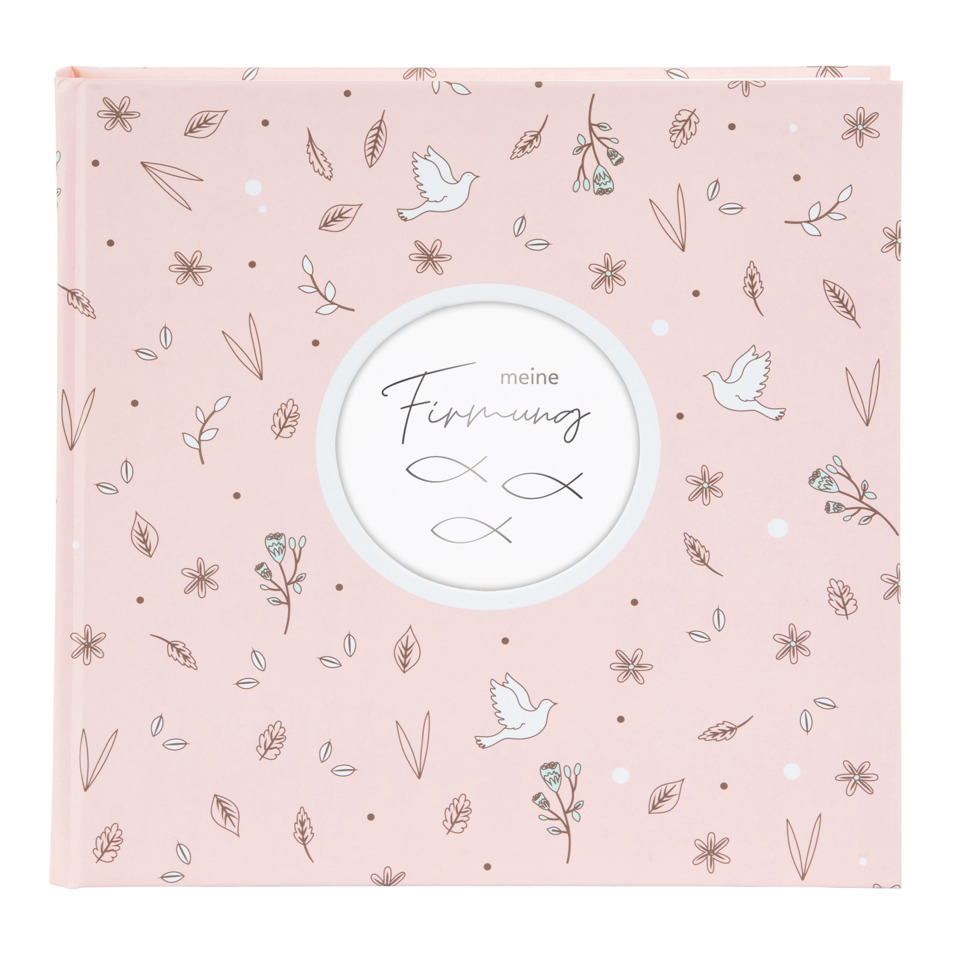 Firmungsalbum Fiducia - 25 x 25 cm, pfirsich
