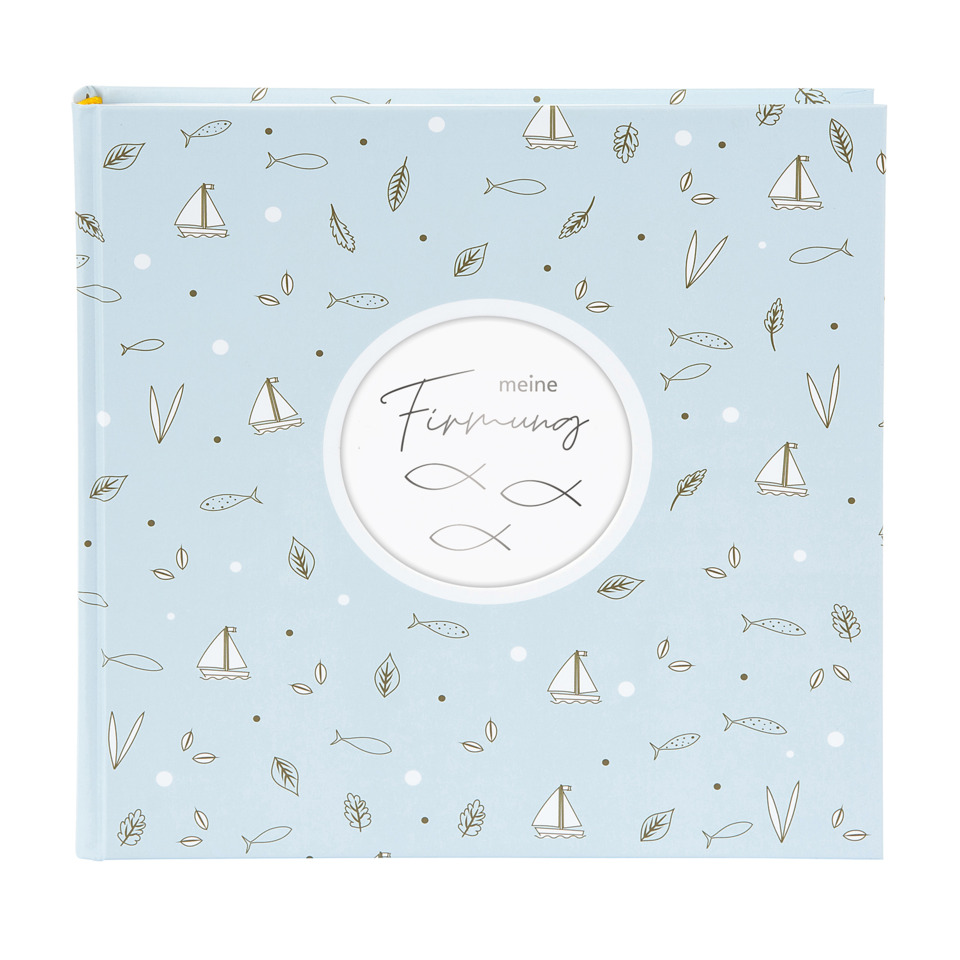 Firmungsalbum Creditis - 25 x 25 cm, pastellblau