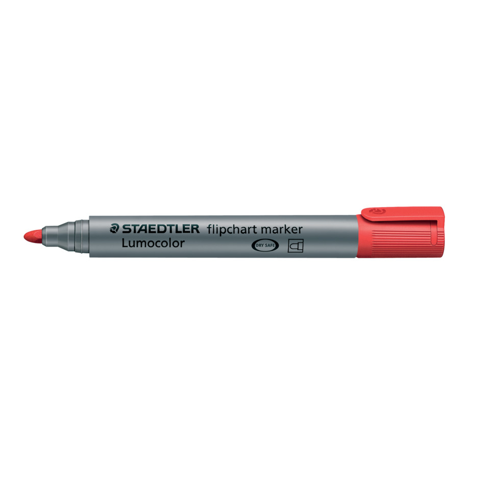 Lumocolor® 356 flipchart marker - Rundspitze, rot