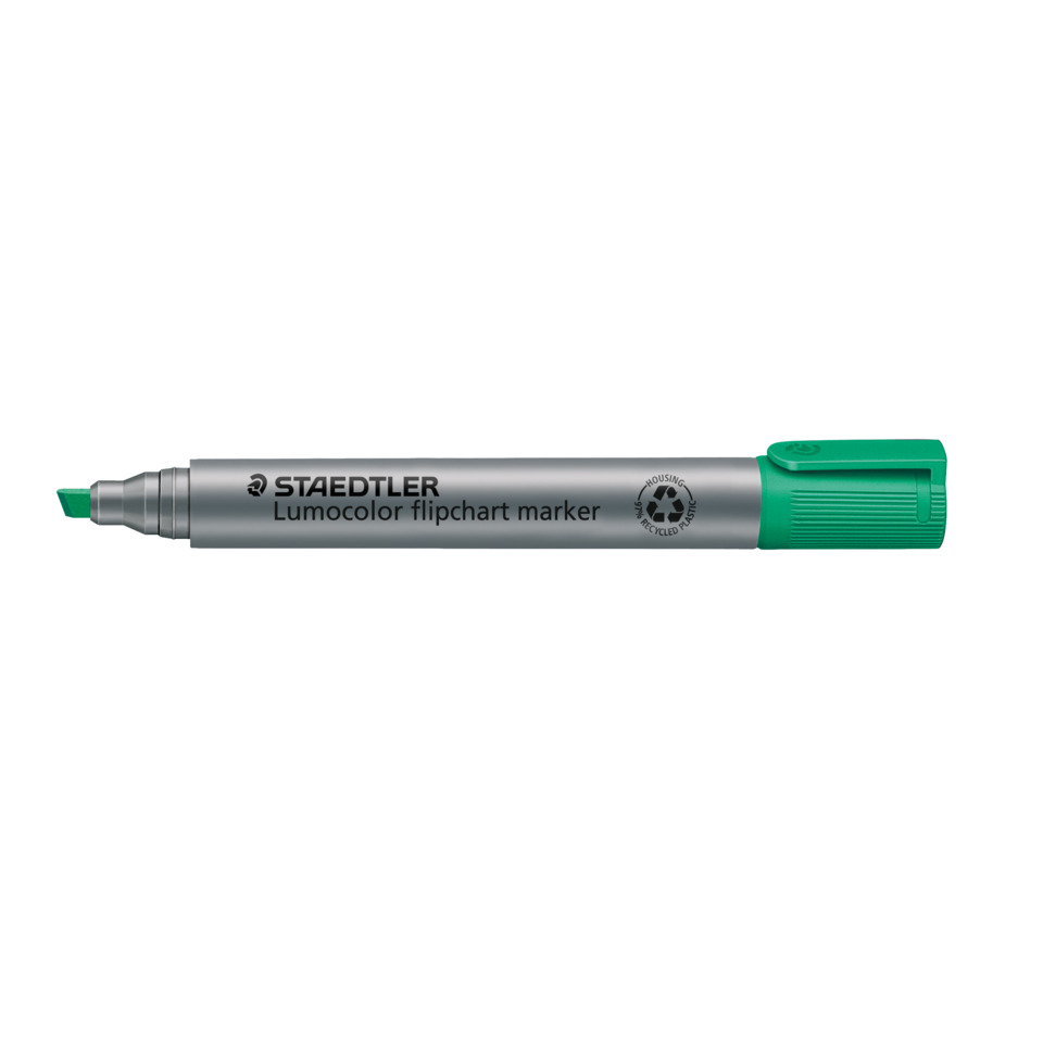 Lumocolor® 356 B flipchart marker - Keilspitze, grün