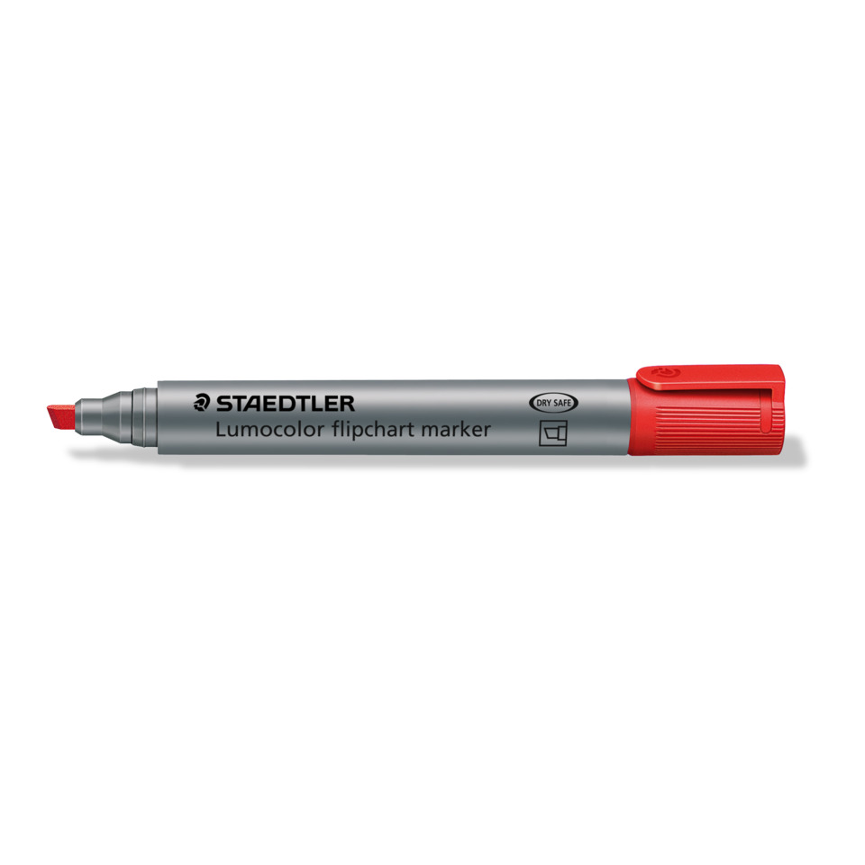 Lumocolor® 356 B flipchart marker - Keilspitze, rot