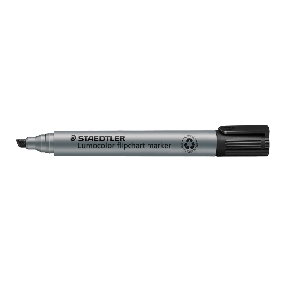 Lumocolor® 356 B flipchart marker - Keilspitze, schwarz