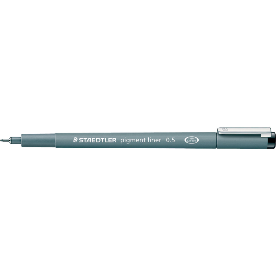 Feinschreiber pigment liner - 0,5 mm, schwarz