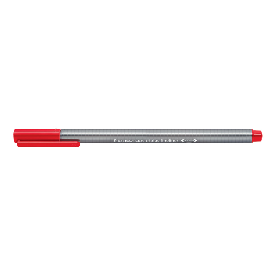 Feinschreiber triplus® - 0,3 mm, rot