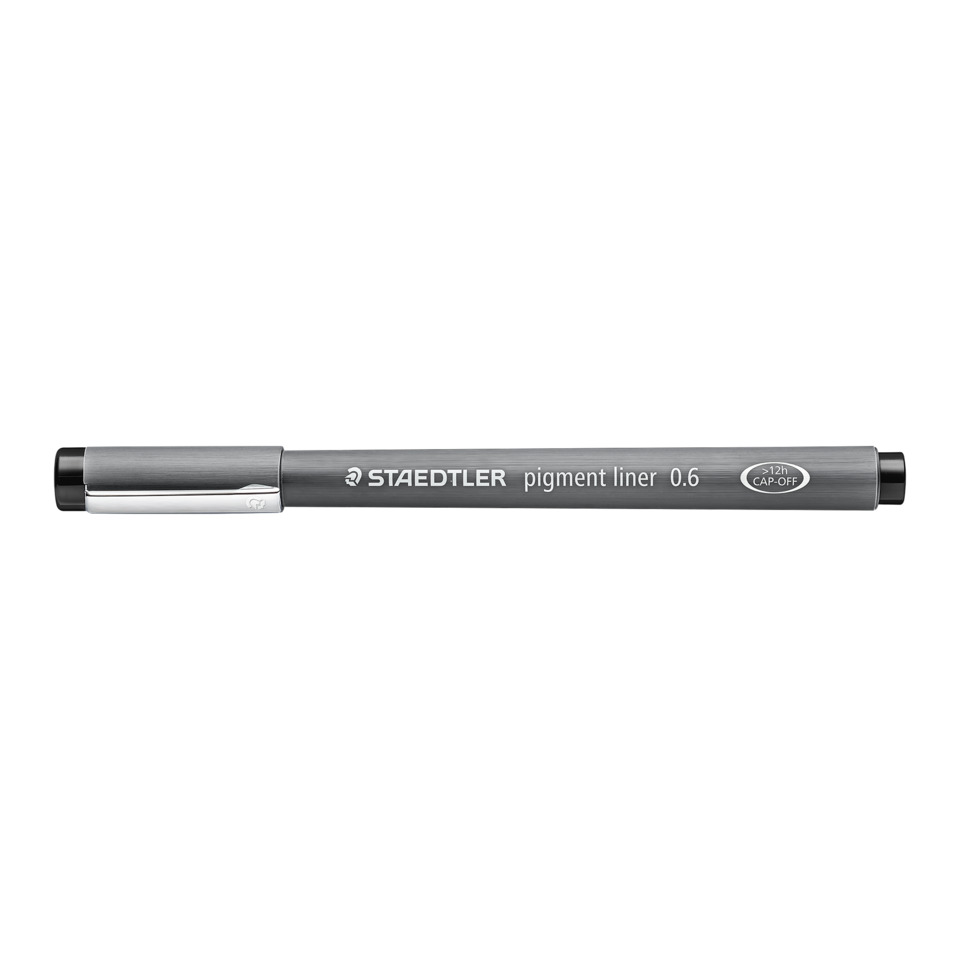 Feinschreiber pigment liner - 0,6 mm, schwarz