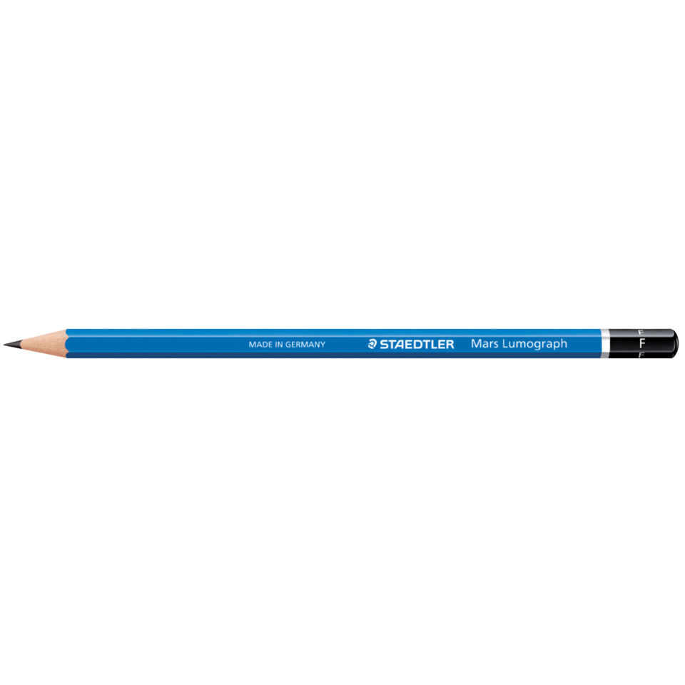 Bleistift Mars® Lumograph® - F, blau