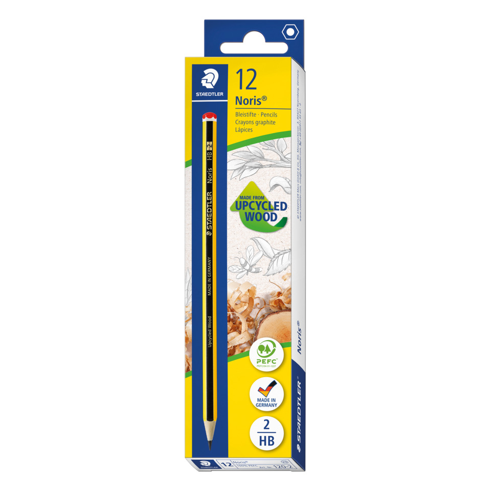 Noris® Bleistift 120 - HB, gelb-schwarz