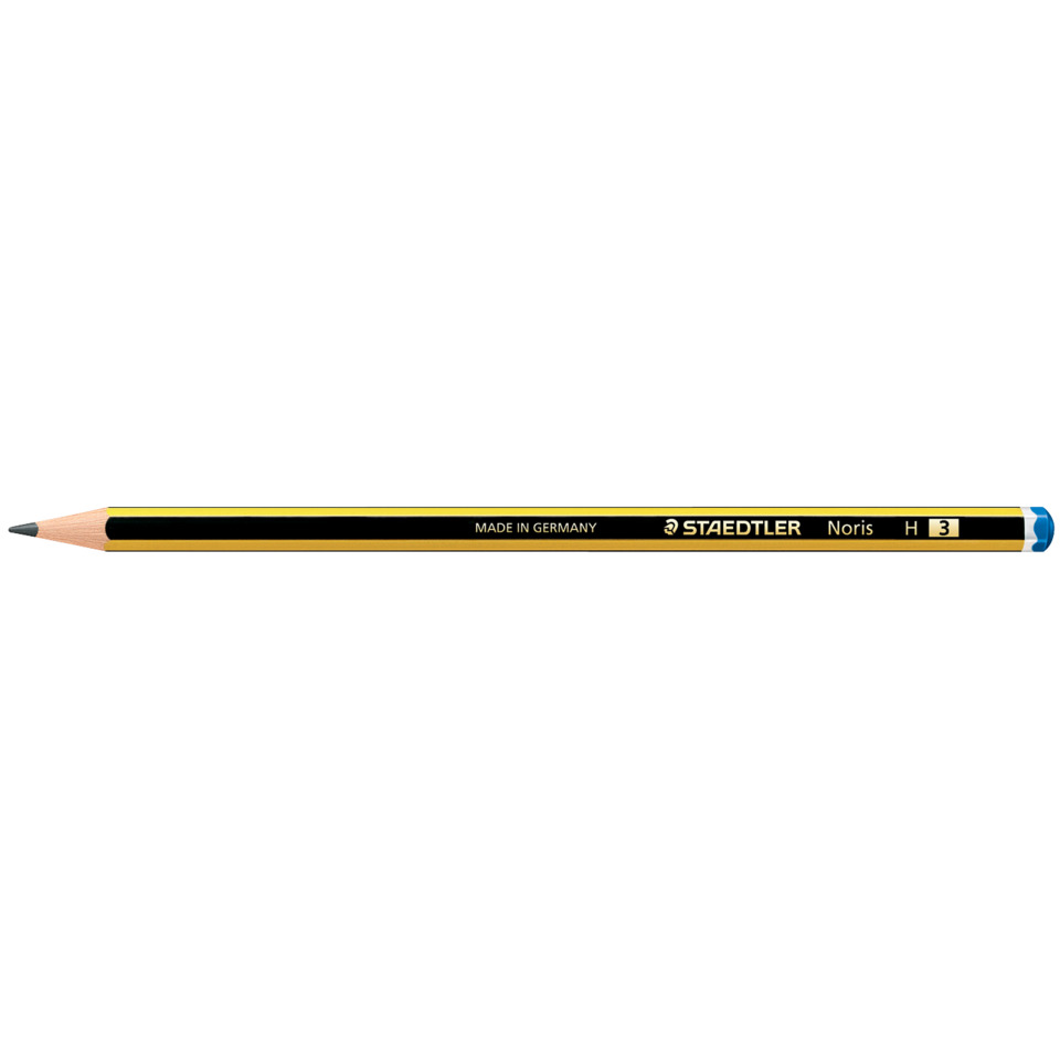 Noris® Bleistift 120 - H, gelb-schwarz