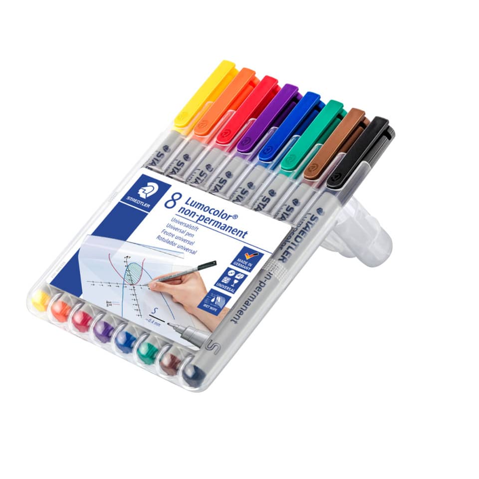 Feinschreiber Universalstift Lumocolor® - non-permanent, S, 8 Farben