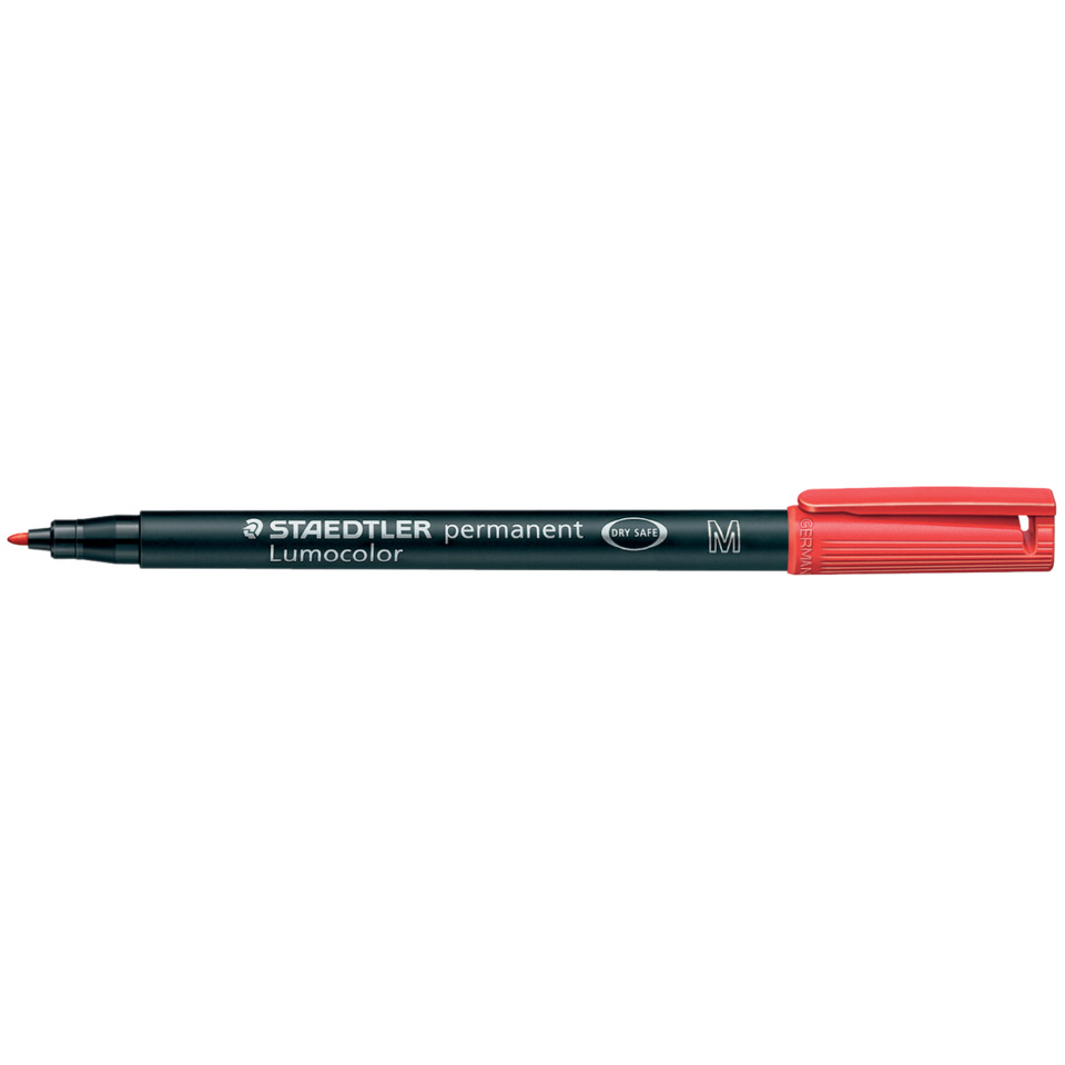 Feinschreiber Universalstift Lumocolor® - permanent, M, rot