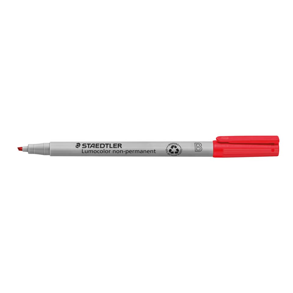 Feinschreiber Universalstift Lumocolor® - non-permanent, B, rot