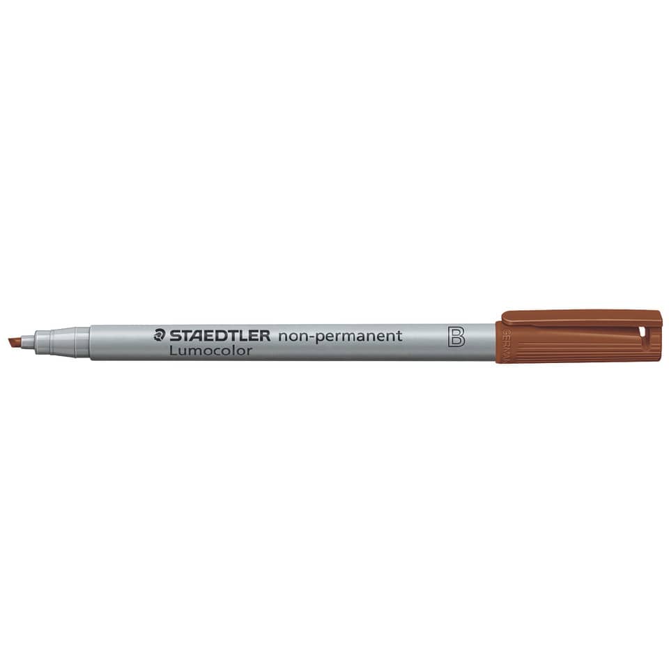 Feinschreiber Universalstift Lumocolor® - non-permanent, B, braun
