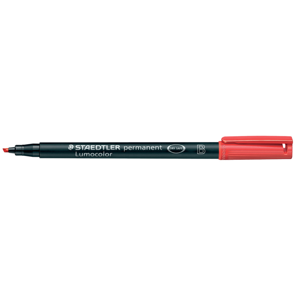 Feinschreiber Universalstift Lumocolor® - permanent, B, rot