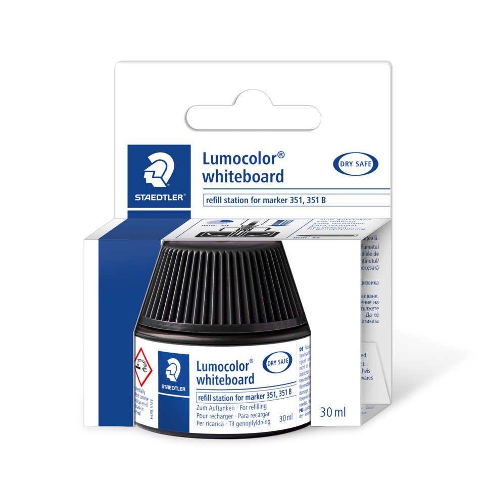 Tinte für Marker Lumocolor® refill station - 20 ml, schwarz
