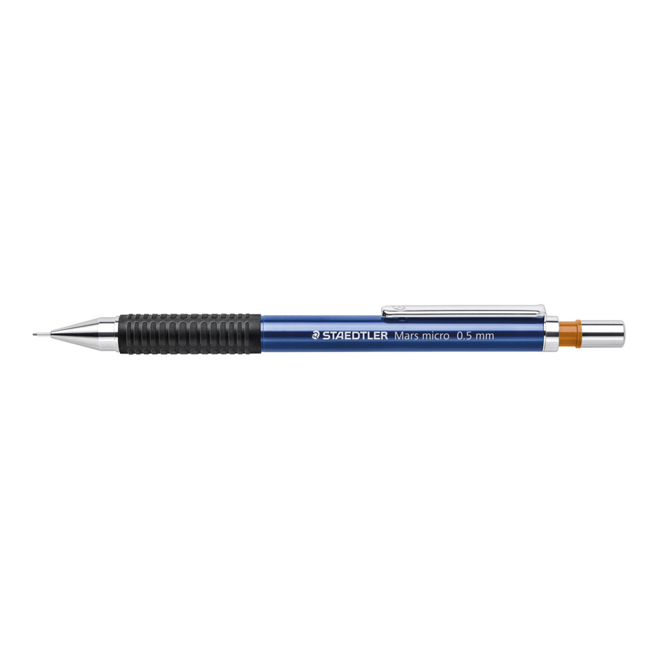 Druckbleistift Mars® micro - 0,5 mm, B, blau