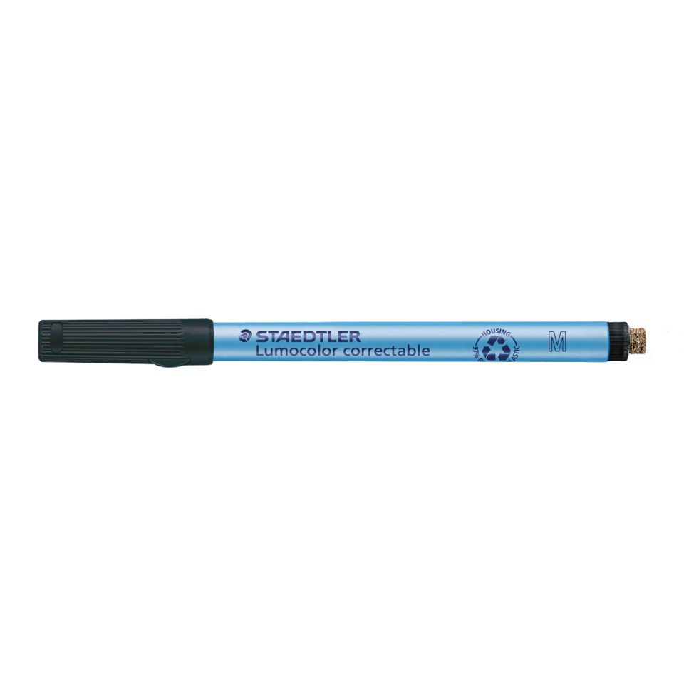 Folienstift Lumocolor® correctable, schwarz, 1,0, M