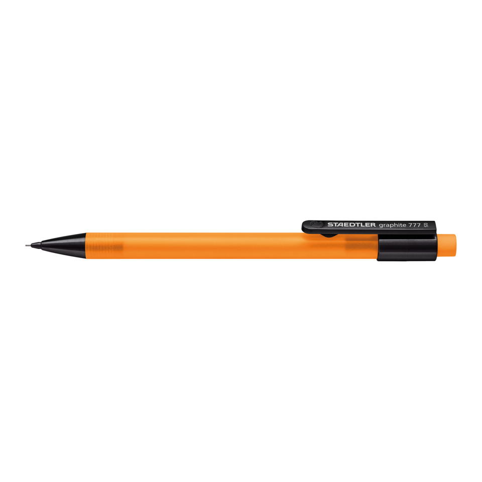 Druckbleistift graphite 777 - 0,5 mm, B, orange transparent