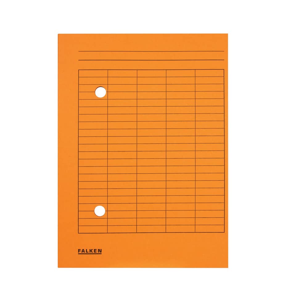 Umlaufmappe - A4, orange, Manilakarton, 250 g/qm