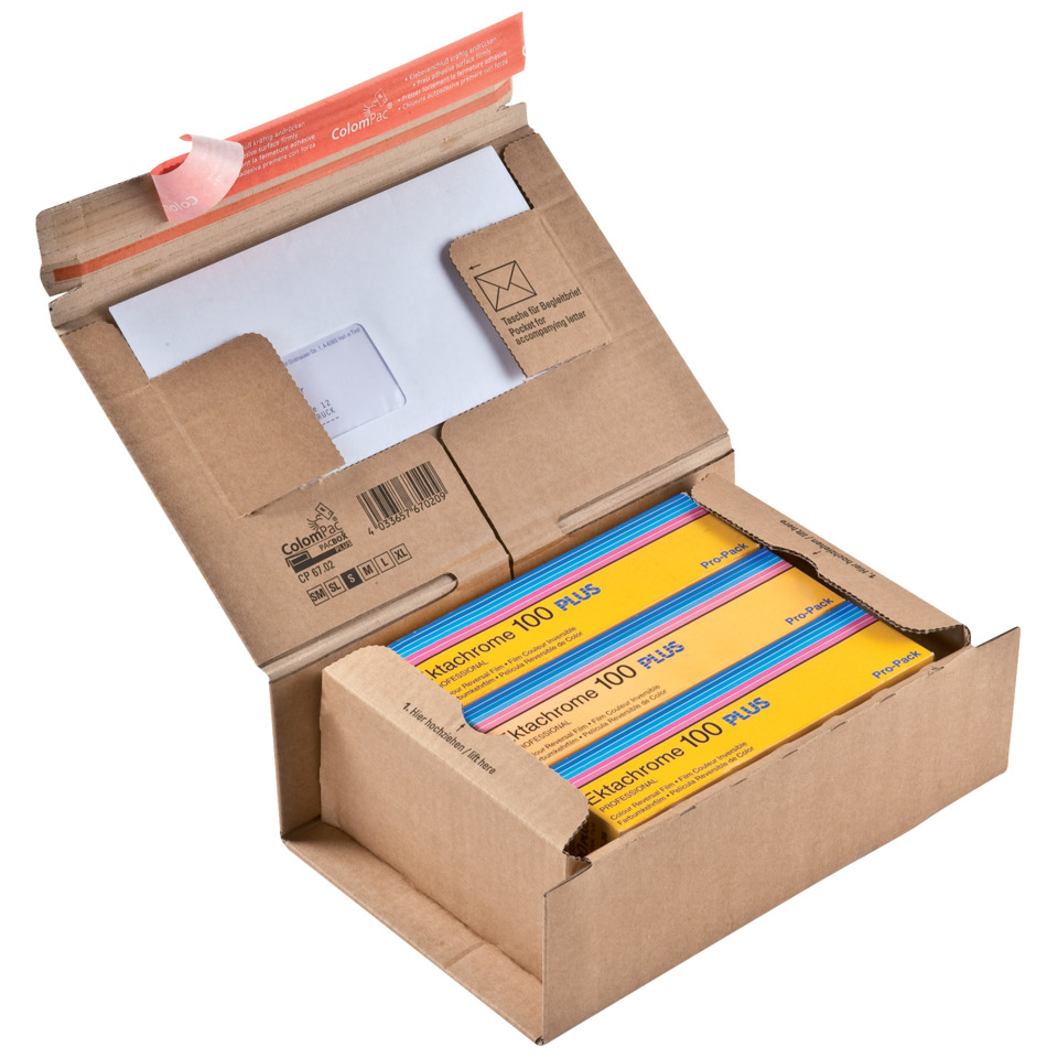 Paket Versandkarton 285 x 190 x 100 mm, braun