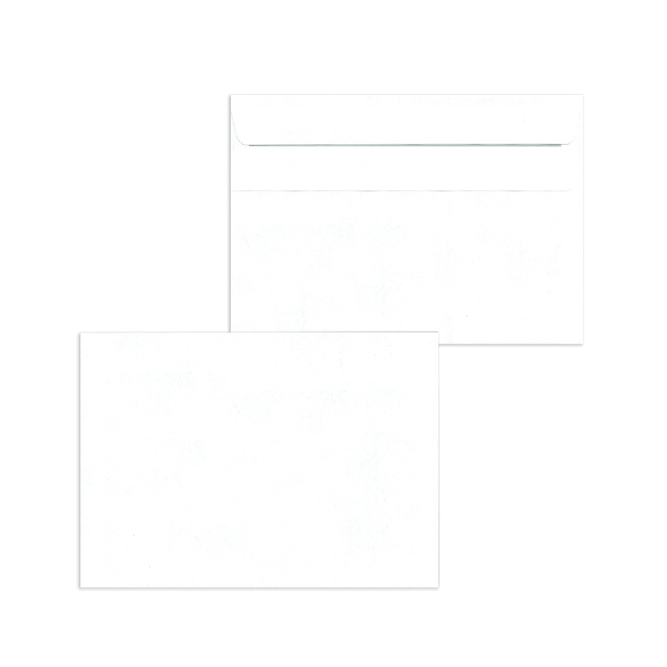 Briefumschläge C6 (162x114 mm), ohne Fenster, selbstklebend, 72 g/qm, 1.000 Stück