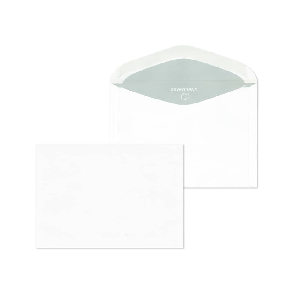 Briefumschläge Kuvermatic B6, ohne Fenster, nassklebend, 75 g/qm, 1000 Stück