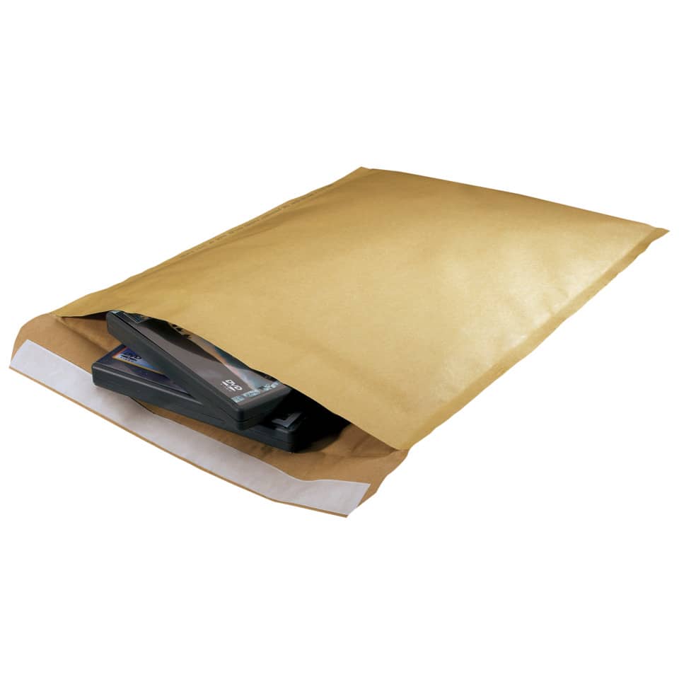 Papierpolstertasche K - 345 x 470 mm, braun