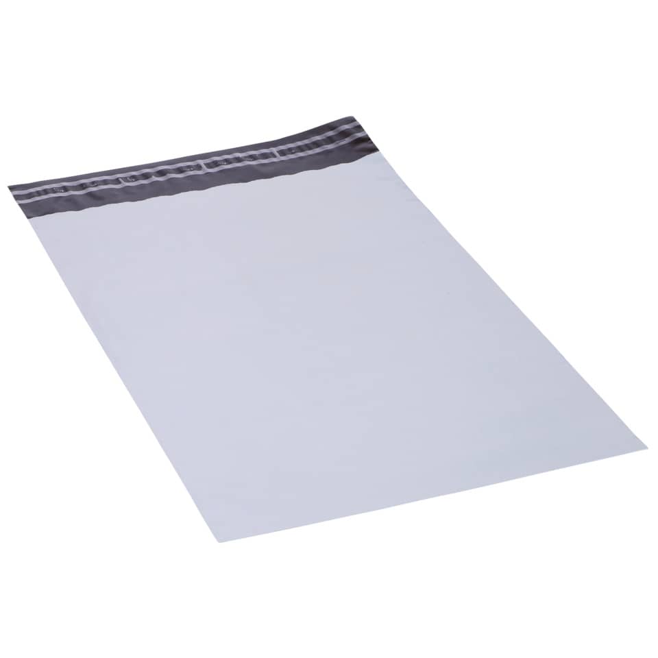 Folienversandtasche - 240 x 350 mm, 100 Stück, weiß