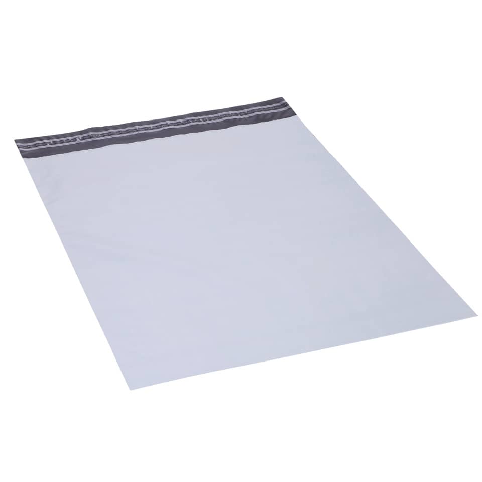 Folienversandtasche - 325 x 425 mm, 100 Stück, weiß