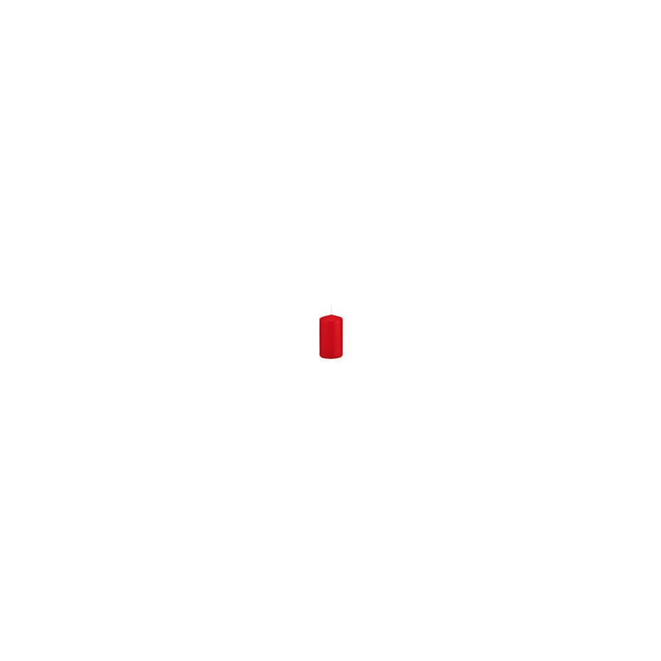 Stumpenkerze, 120x60mm, rot