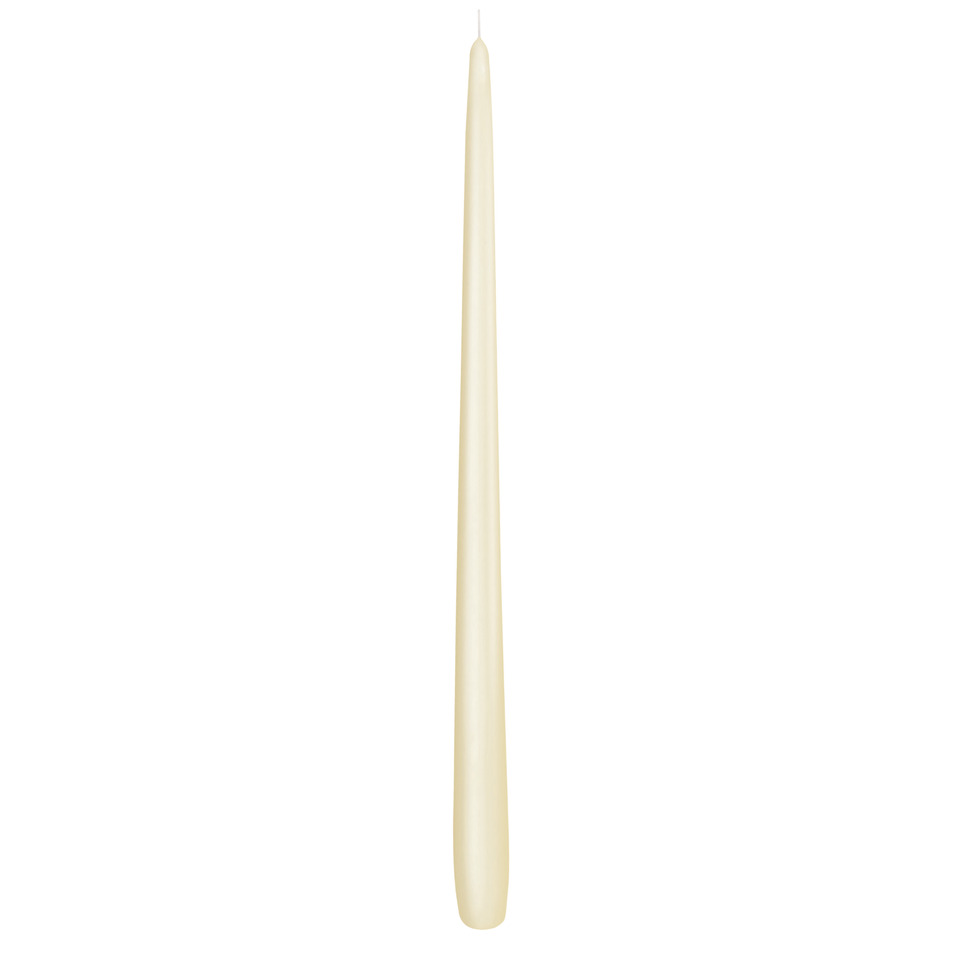 Spitzkerze, 400x25mm, elfenbein