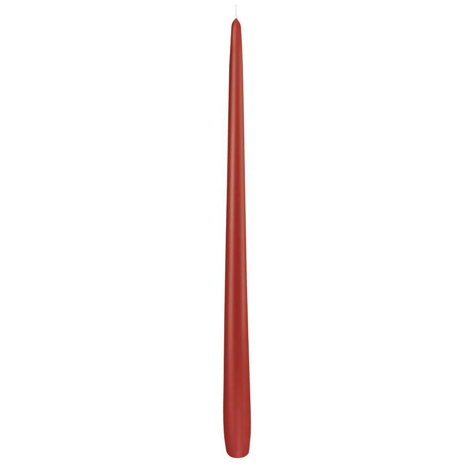 Spitzkerze, 400x25mm, altrot