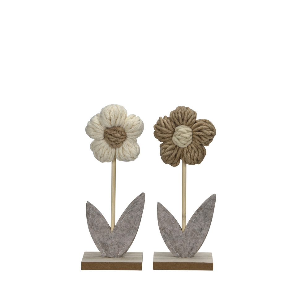 Dekoblüte, 7,5 x 4 x 18 cm, sortiert
