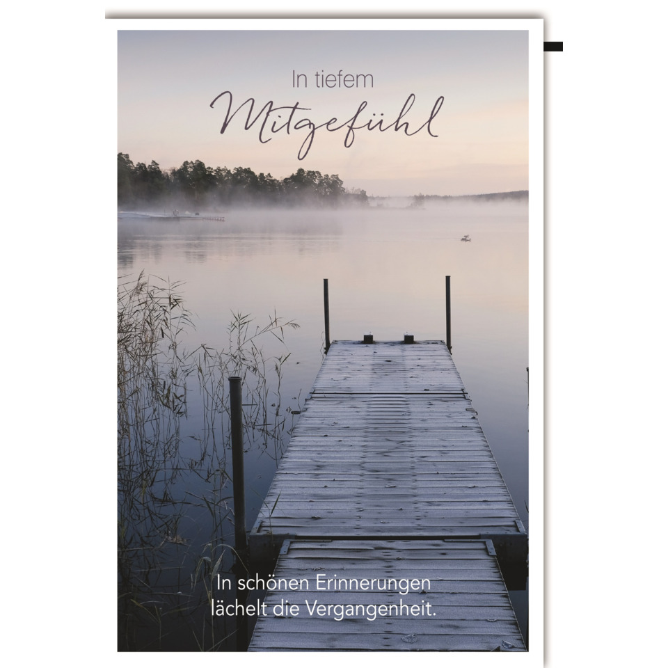 Trauerkarte - inkl. Umschlag