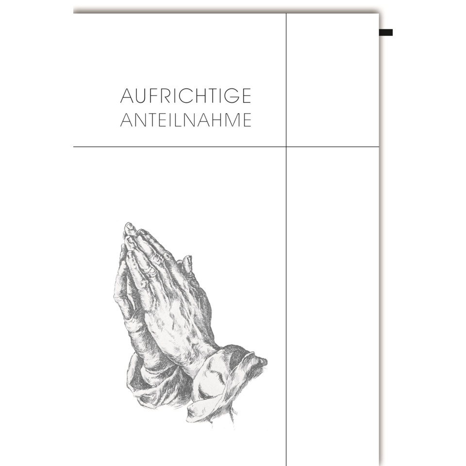 Trauerkarte - inkl. Umschlag