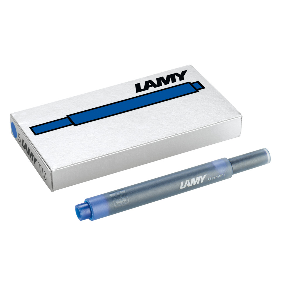 Tintenpatrone T 10 - blau, 5er Pack