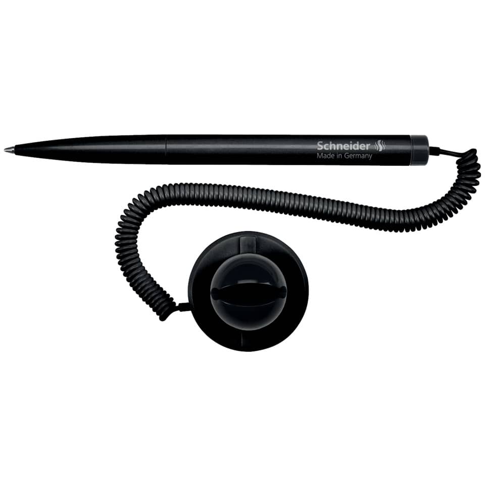 Kugelschreiber Klick-Fix-Pen - M, schwarz (dokumentenecht), schwarz
