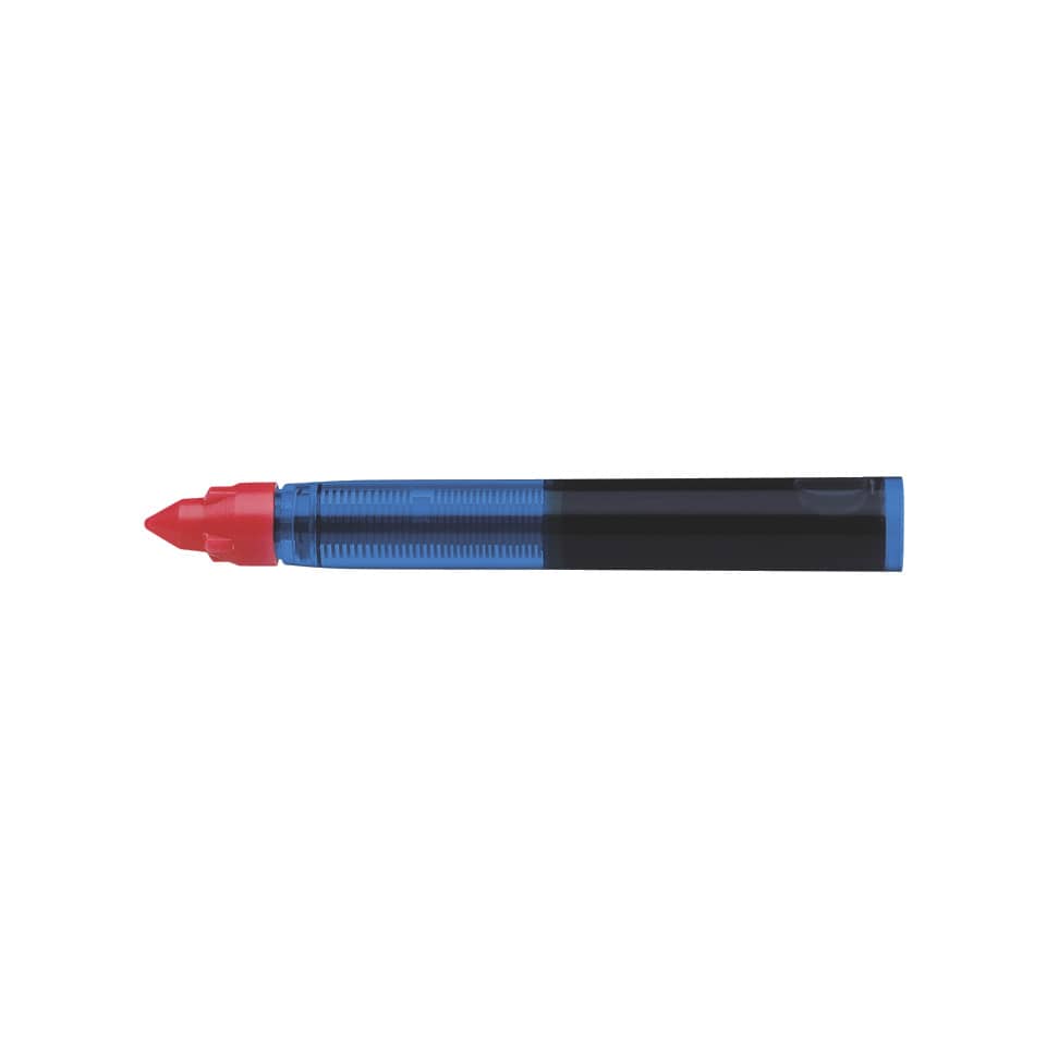 Rollerpatrone One Change - 0,6 mm, rot (dokumentenecht), 5er Schachtel
