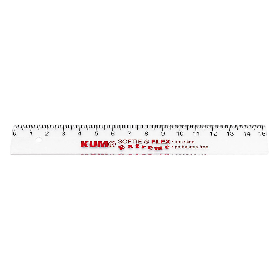 Lineal 15 cm Kunststoff KUM L1 Softie Flex