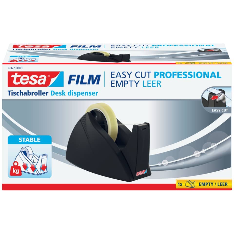 Tischabroller Easy Cut® - für Rollen bis 33 m x 19 mm, royalblau Abroller