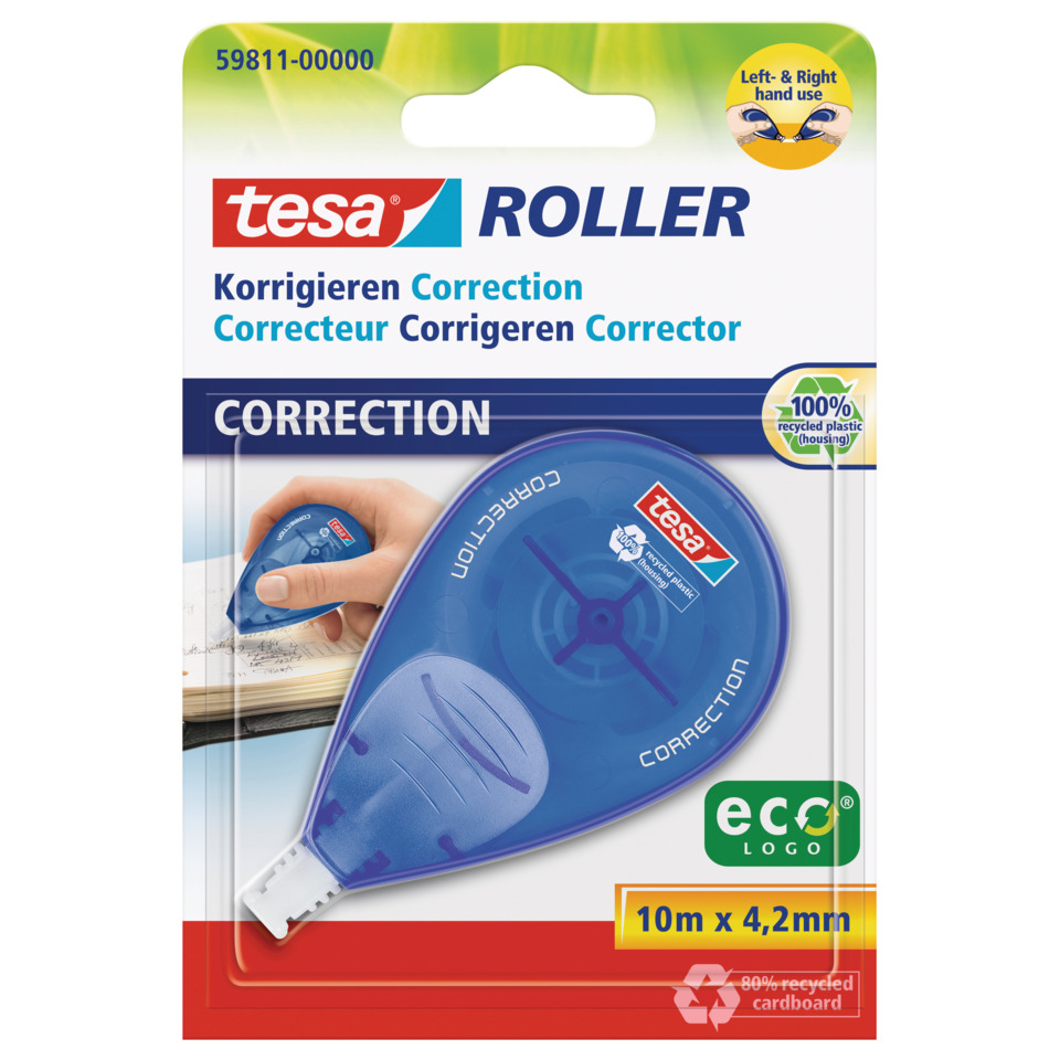 Korrekturroller Einweg 4.2mm Sideway Blister