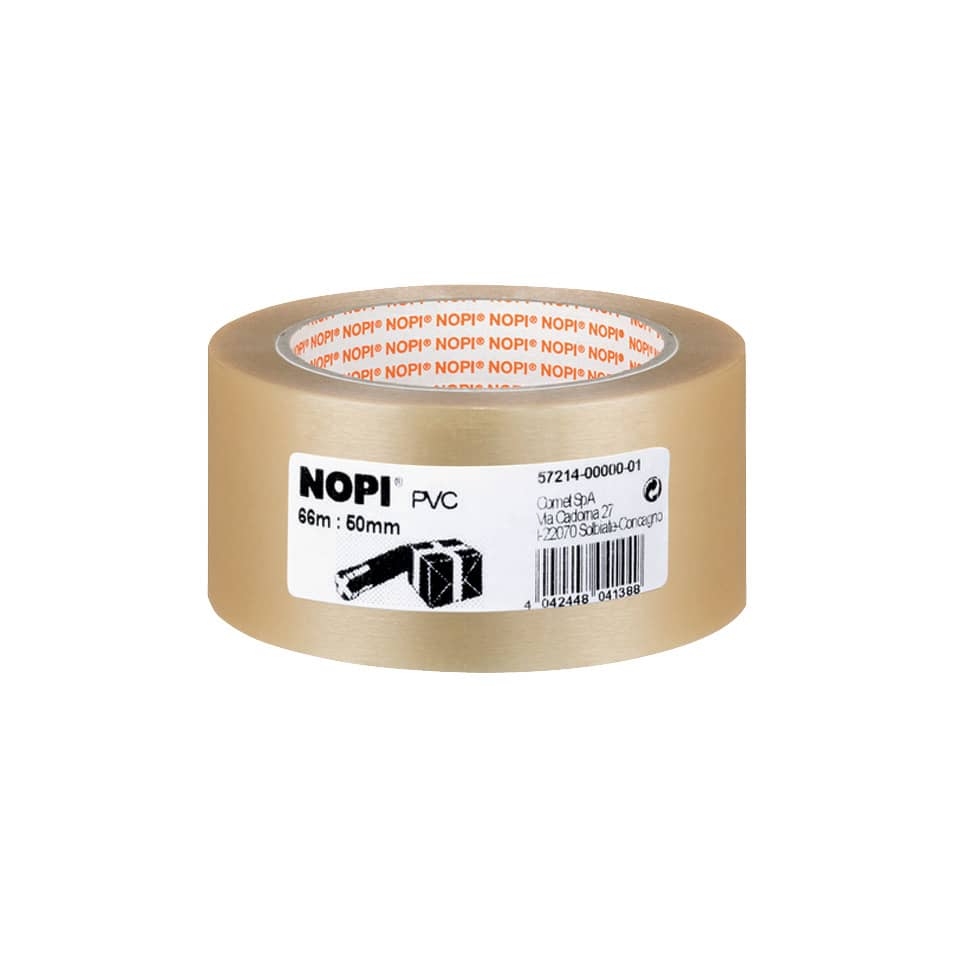 Verpackungsklebeband PVC - 50 mm x 66 m, transparent