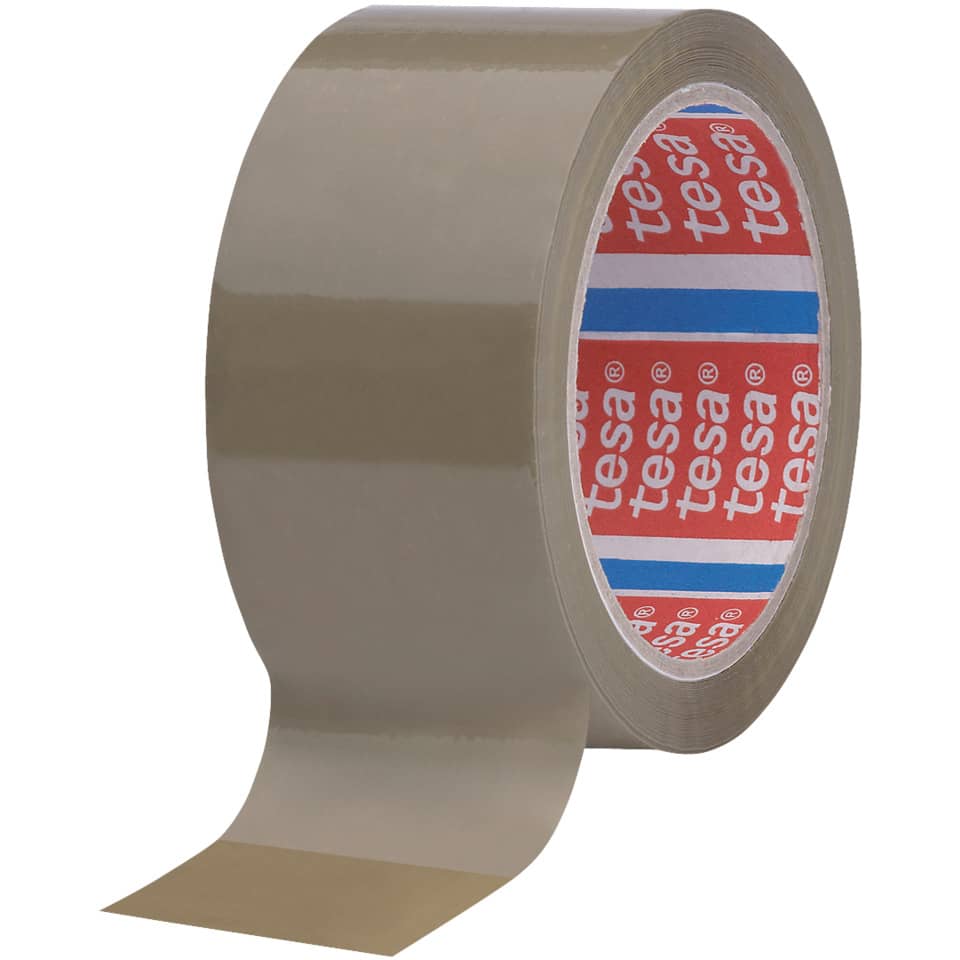 Packband PP - 50 mm x 60 m, braun
