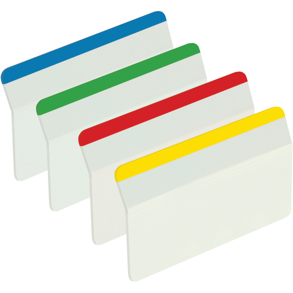 Haftmarker Index Strong, 50,8 x 38 mm, blau, grün, rot, gelb, 4 x 6 Haftstreifen
