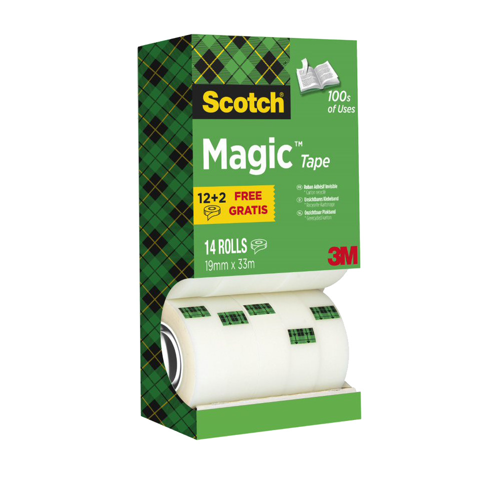 Klebeband Magic 810 - beschriftbar, 33mx19mm, 14 Rollen